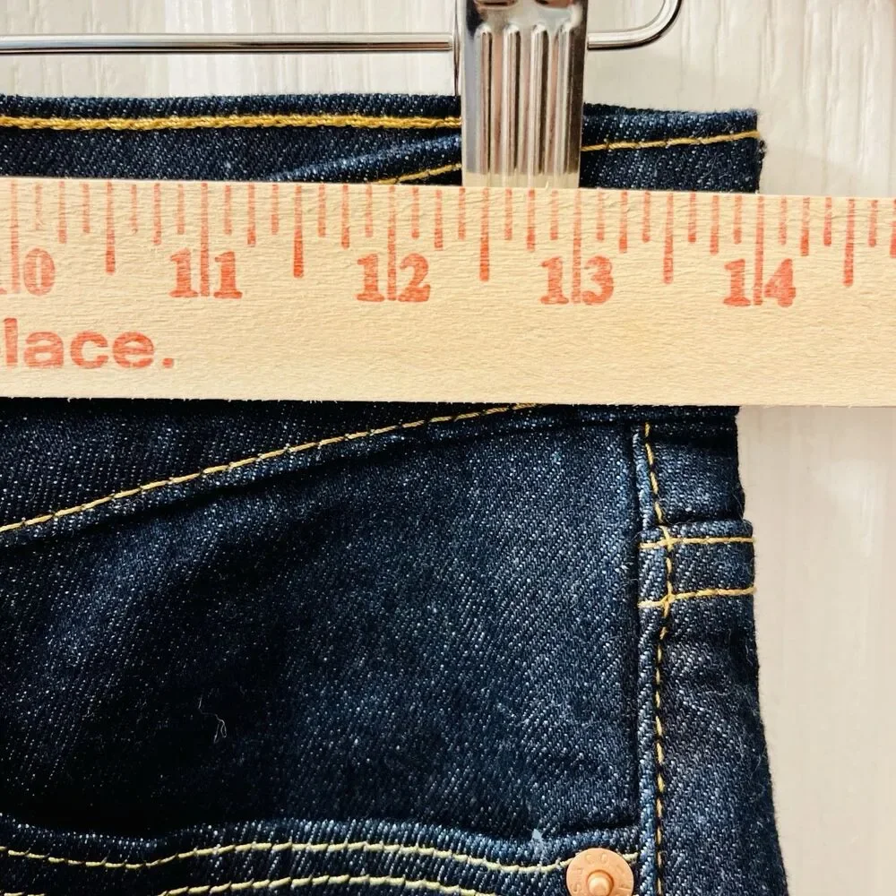 Levi's 511 Slim Fit Men's 28x30 Dark Hollow Blue Denim Jeans Stretch fits 29x30‎